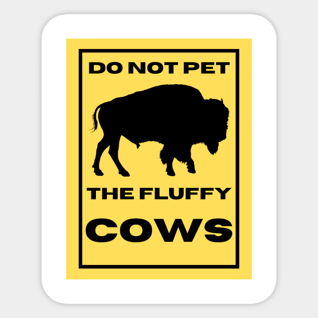 Fluffy Cows Sticker by GMAT